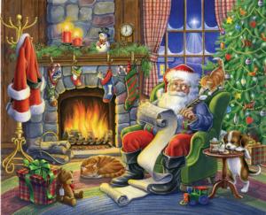 Naughty or Nice Christmas Jigsaw Puzzle By Vermont Christmas Company