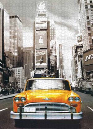 Times Square Monochromatic Jigsaw Puzzle By Puzzlelife
