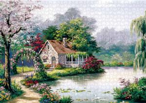 Arbor Cottage Cabin & Cottage Jigsaw Puzzle By Puzzlelife