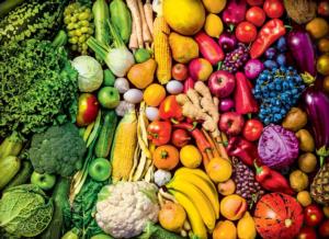 Rainbow Superfoods Food and Drink Jigsaw Puzzle By Kodak