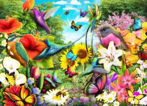 Flower Garden - <strong>Premium Puzzle!</strong> Flower & Garden Jigsaw Puzzle By Brain Tree