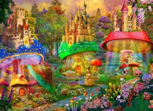 Dream Castle - <strong>Premium Puzzle!</strong> Collage Jigsaw Puzzle By Brain Tree