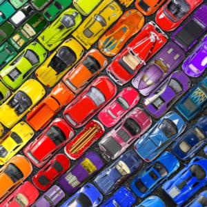 Powder Coated Colors Vehicles Jigsaw Puzzle By Springbok