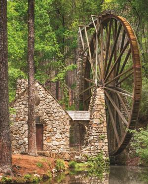 Water Wheel Countryside Jigsaw Puzzle By Springbok