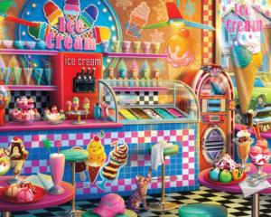 Ice Cream Shop Dessert & Sweets Jigsaw Puzzle By Springbok