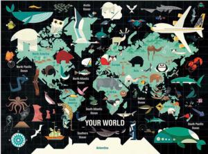 Your World United States Jigsaw Puzzle By Mudpuppy