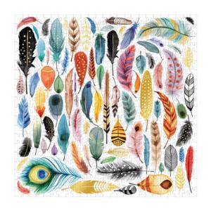 Foil Feathers Contemporary & Modern Art Jigsaw Puzzle By Galison