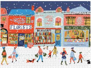 Main Street Village People Jigsaw Puzzle By Galison