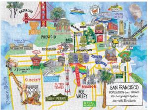 San Francisco San Francisco Jigsaw Puzzle By Galison