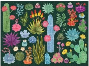 Desert Flora Flower & Garden Shaped Pieces By Galison