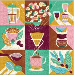Coffeeology Drinks & Adult Beverage Jigsaw Puzzle By Galison