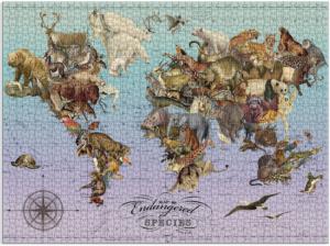 The World Executive Map, 4000 Pieces, Educa | Serious Puzzles