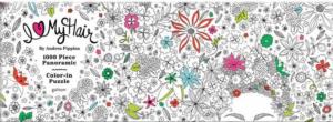 Flowers In Your Hair People Coloring Puzzle By Galison