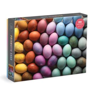 Prismatic Eggs Rainbow & Gradient Jigsaw Puzzle By Galison