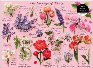 Language of Flowers  Collage Jigsaw Puzzle By Galison