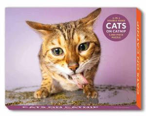 Cats on Catnip  Cats Double Sided Puzzle By Workman Publishing