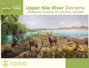Upper Nile River Diorama Africa Panoramic Puzzle By Pomegranate