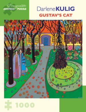 Gustav's Cat Contemporary & Modern Art Jigsaw Puzzle By Pomegranate