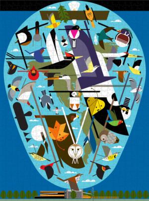 The World of Birds Birds Jigsaw Puzzle By Pomegranate