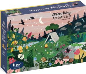 All Good Things Are Wild & Free Landscape Jigsaw Puzzle By Workman Publishing