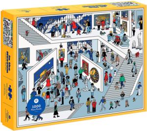 Princeton Architectural Press In the Museum Pop Culture Cartoon Jigsaw Puzzle By Hardie Grant