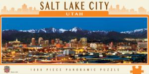 Salt Lake City United States Panoramic Puzzle By MasterPieces