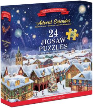 Advent Calendar Classic Christmas, 24 Wonderful Puzzles / 50 Pieces ...