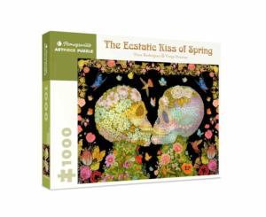 The Ecstatic Kiss of Spring  Surrealism Jigsaw Puzzle By Pomegranate