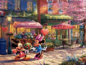 Mickey and Minnie Sweetheart Café Mickey & Friends Jigsaw Puzzle By Ceaco