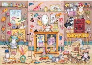 Hetty's Hats Shopping Jigsaw Puzzle By Gibsons