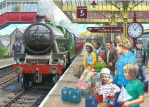 Express to Blackpool Nostalgic & Retro Jigsaw Puzzle By Gibsons