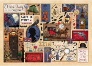 Book Club: Sherlock Holmes Books & Reading Jigsaw Puzzle By Gibsons