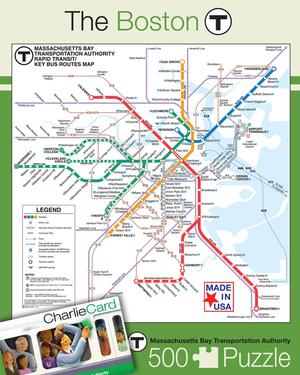 The Boston T Boston Jigsaw Puzzle By New York Puzzle Co