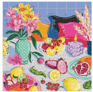 At the Table Around the House Jigsaw Puzzle By Galison