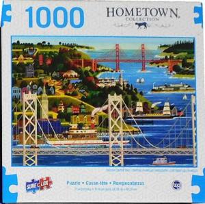 Bridges of San Francisco Americana Jigsaw Puzzle By Surelox