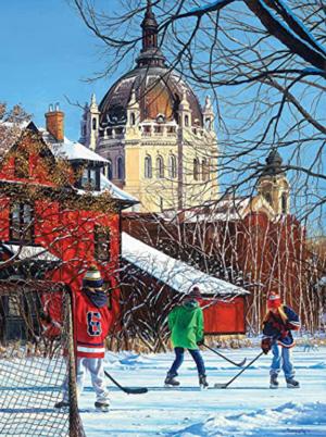 Crocus Hill Hockey by Terrence Fogarty Photography Jigsaw Puzzle By Karmin International