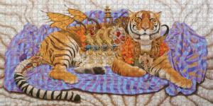 Durga's Tiger Big Cats Jigsaw Puzzle By Pomegranate