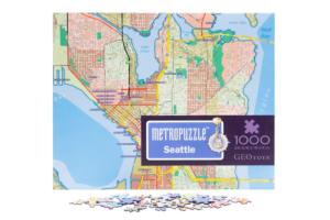Seattle MetroPuzzle United States Jigsaw Puzzle By Geo Toys
