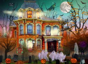 Haunted Halloween Halloween Jigsaw Puzzle By Vermont Christmas Company