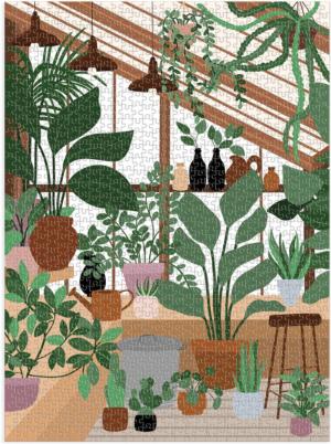 House of Plants Around the House Jigsaw Puzzle By Galison