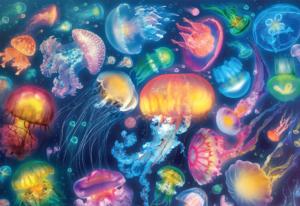 Jellyfish Fantasy Collage Jigsaw Puzzle By Buffalo Games