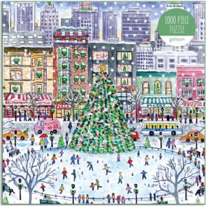 Christmas in the City Christmas Jigsaw Puzzle By Galison
