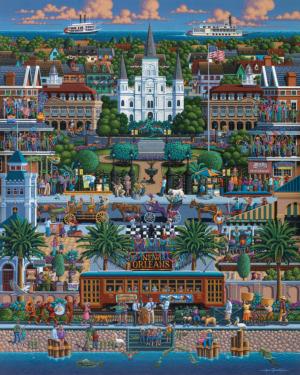 New Orleans Folk Art Jigsaw Puzzle By Dowdle Folk Art