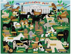 Presidents Pets History Jigsaw Puzzle By Galison