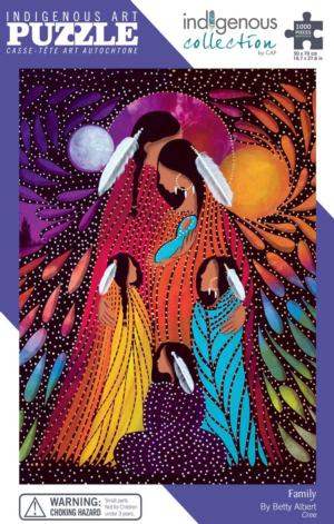 Family Cultural Art Jigsaw Puzzle By Indigenous Collection