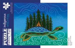 Turtle Island Cultural Art Jigsaw Puzzle By Indigenous Collection