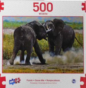 Rumble Elephant Elephant Jigsaw Puzzle By Surelox