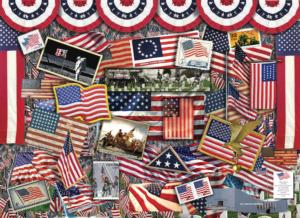 Stars and Stripes Collage Jigsaw Puzzle By Hart Puzzles