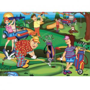 Tee Time by Anie Maltais Sports Jigsaw Puzzle By Jacarou Puzzles