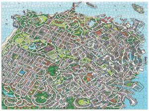 The City by the Bay Maze Puzzle San Francisco Maze Puzzle By Galison